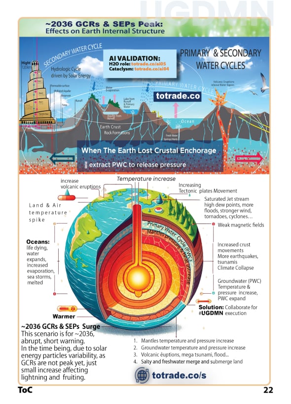 GCRs Effects on Earth Interior