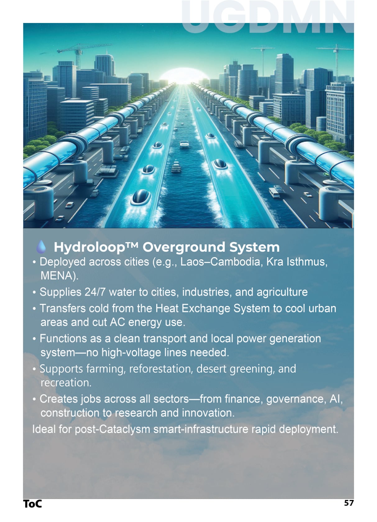 AI Integrated Hydroloop System to create Global Job and Education