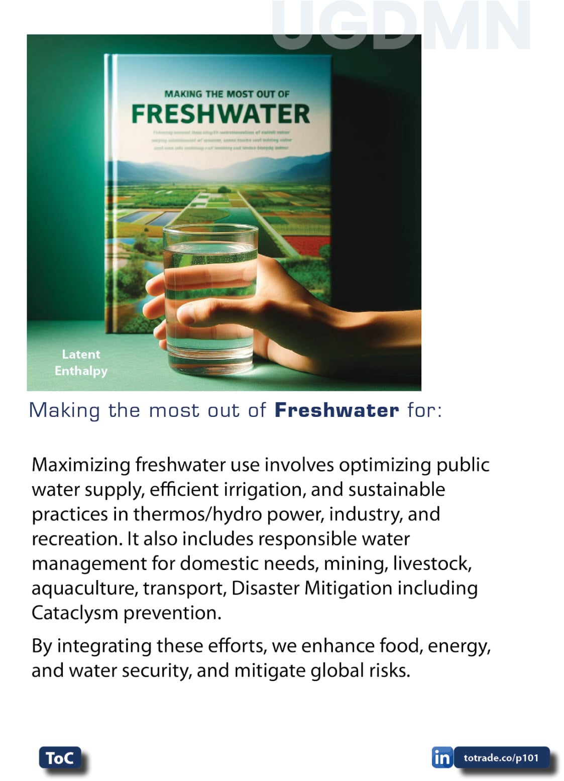 Food, Energy, Water Security (FEWS) for Qatar