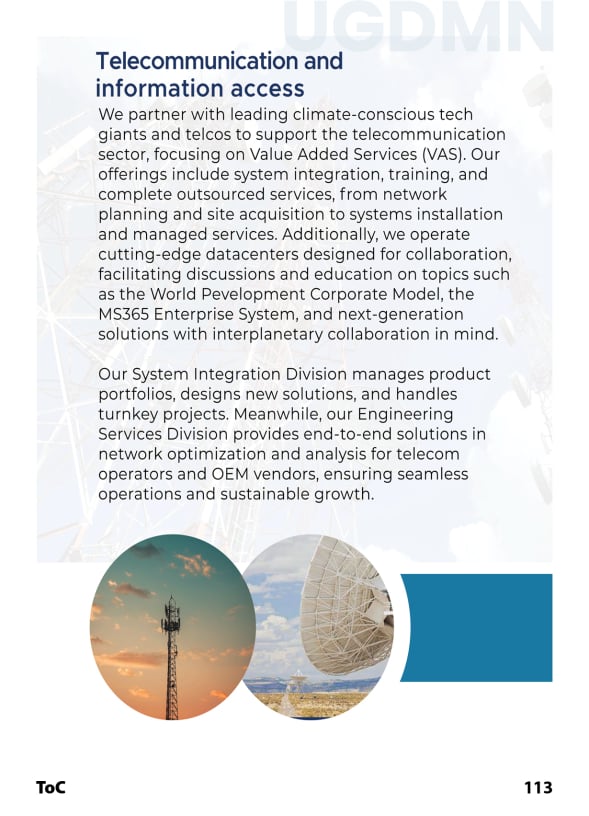 Telecommunication and information access