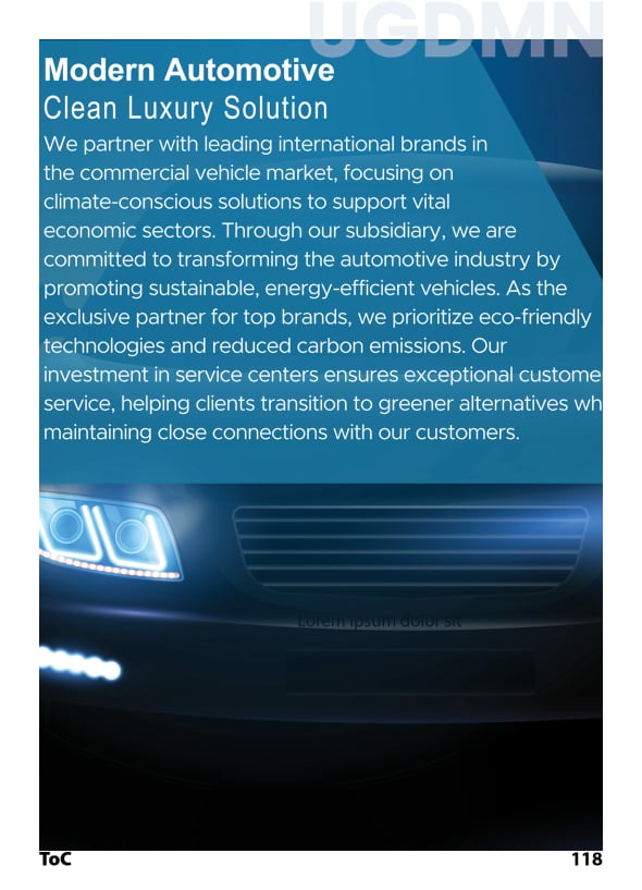 Modern Automotive: Clean Luxury Solution