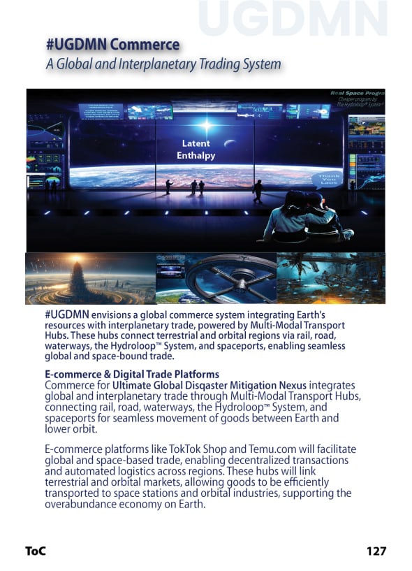 #UGDMN Commerce A Global and Interplanetary Trading System