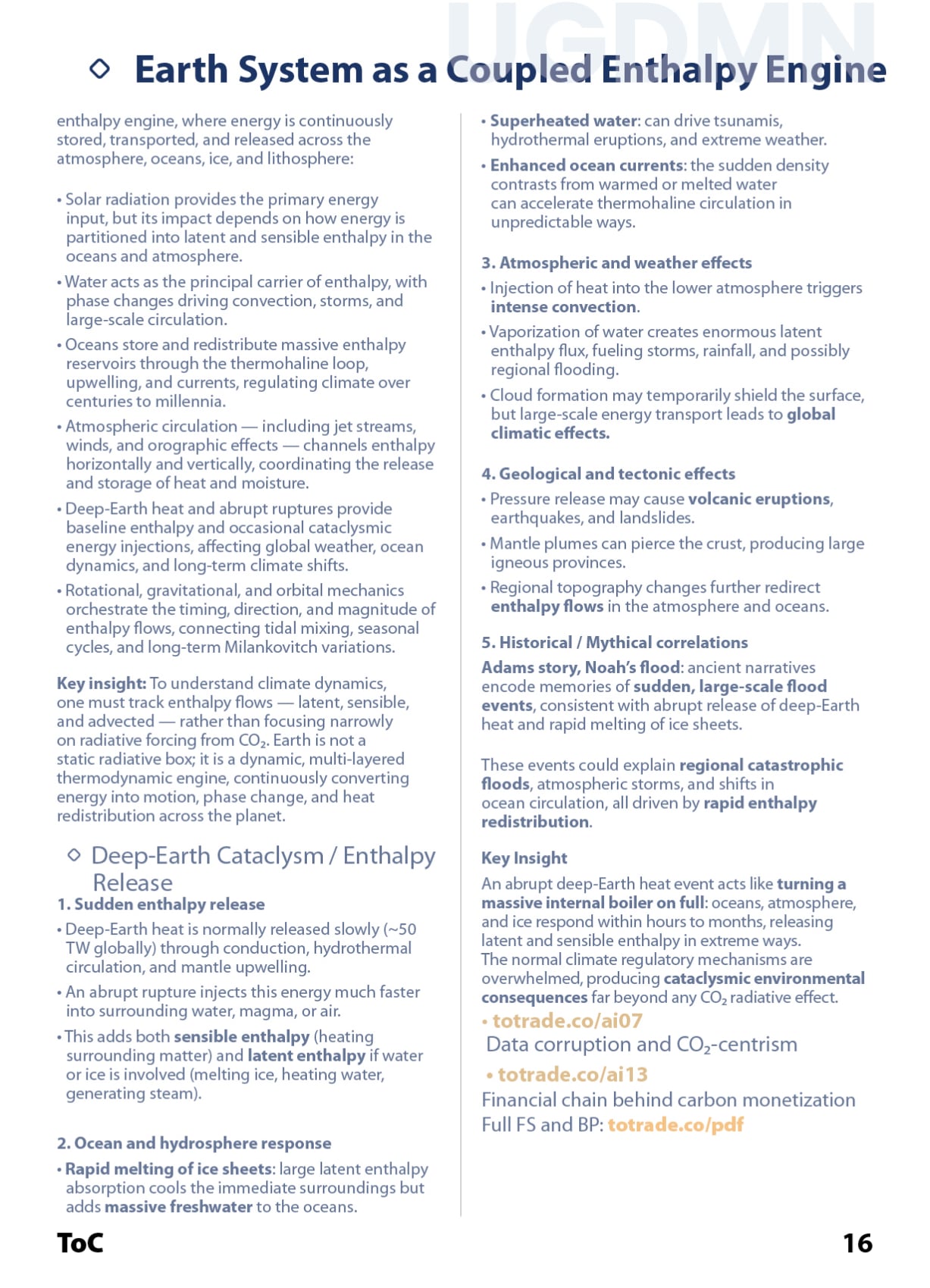 Planetary Enthalpy Engine