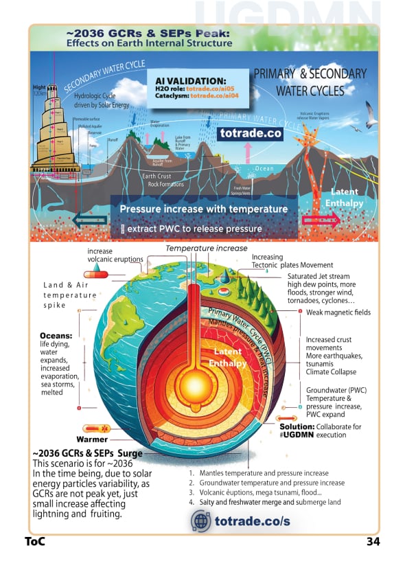 GCRs Effects on Earth Interior