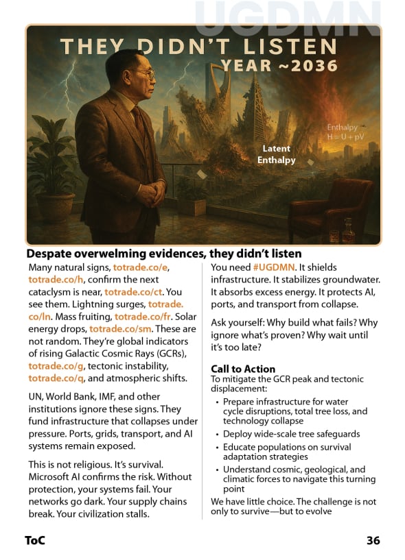 GCRs Effects on Earth Interior, Why don't they listen?