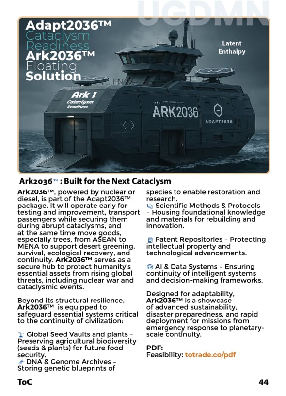 Ark2036™: Built for the Next Cataclysm