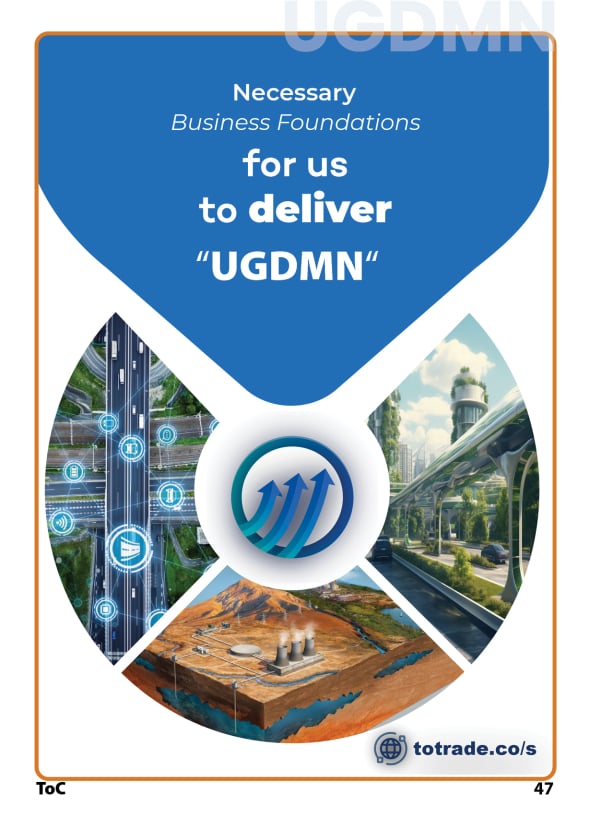 Necessary Business Foundations for us to deliver the Ultimate Global Development Model #UGDM