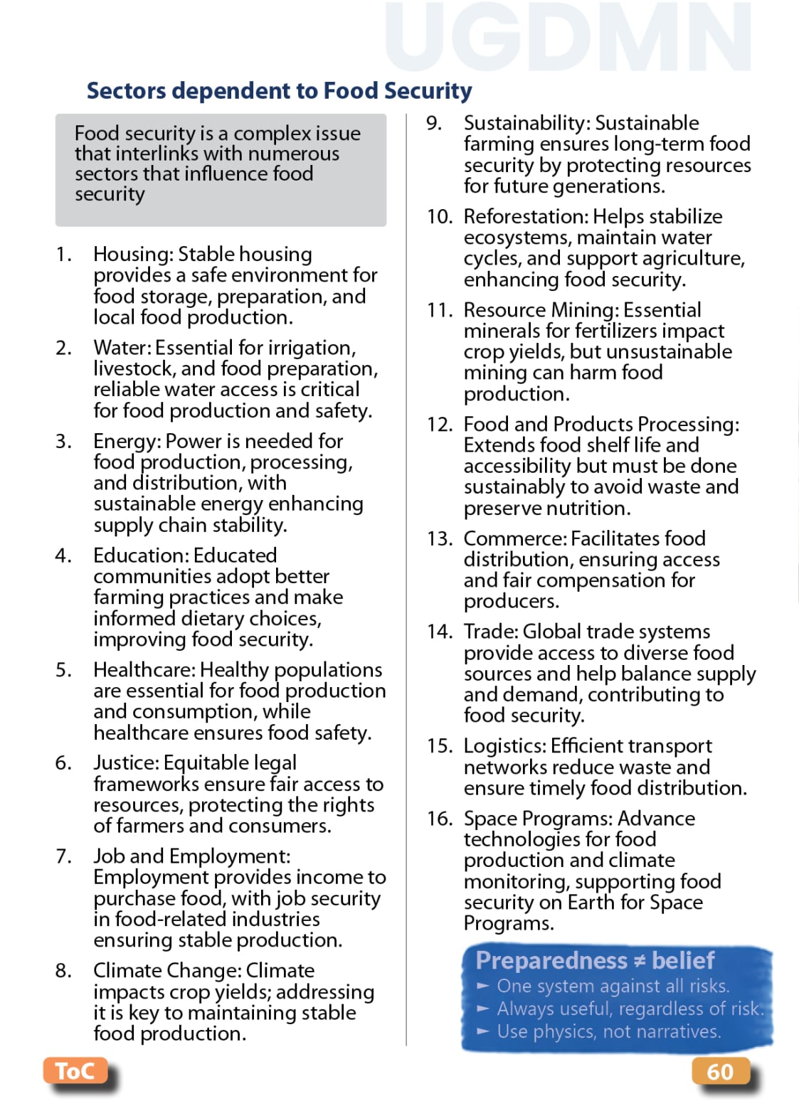 Food, Energy, Water Security (FEWS) for Qatar