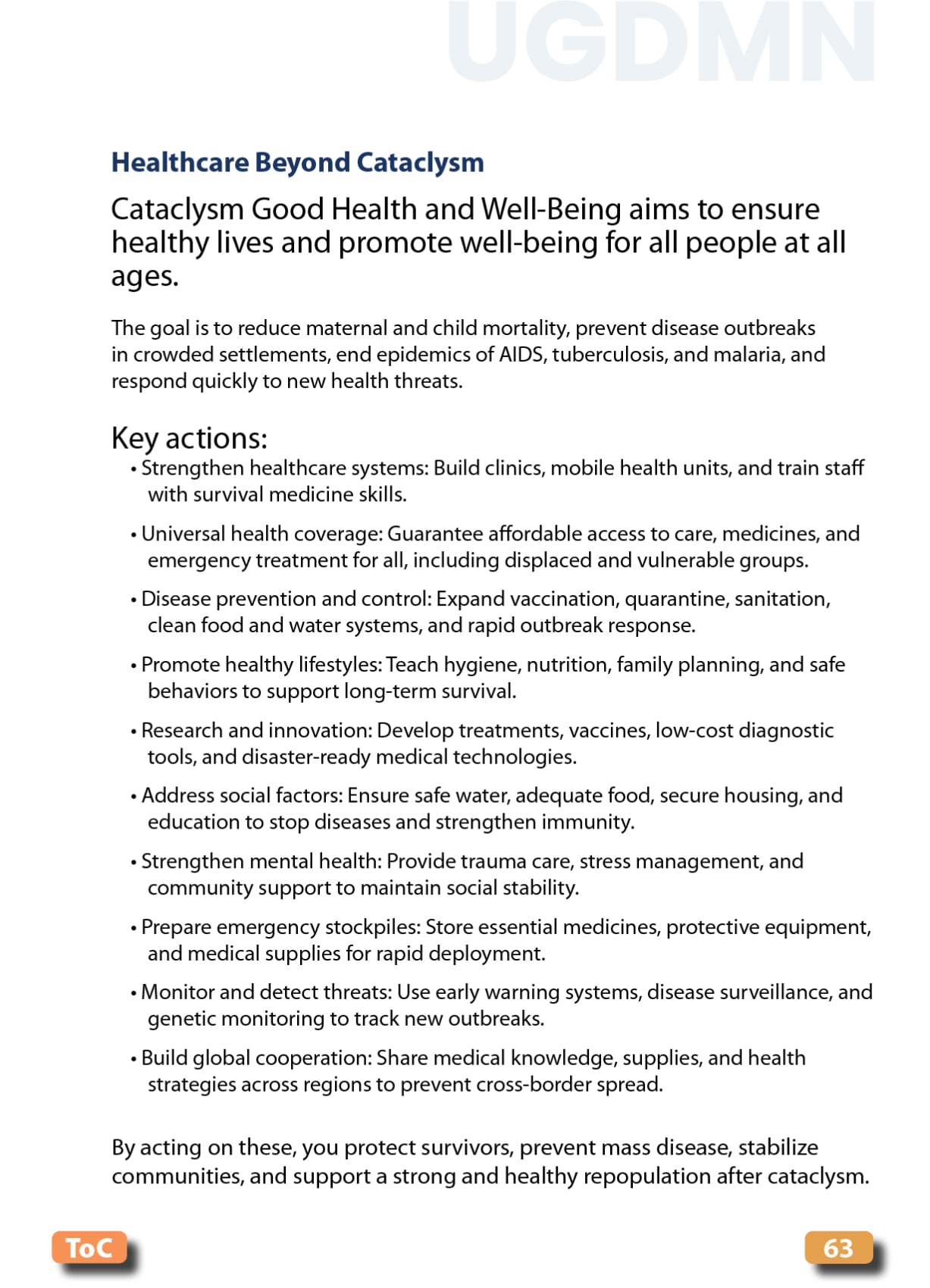 Good Health & Well-Being