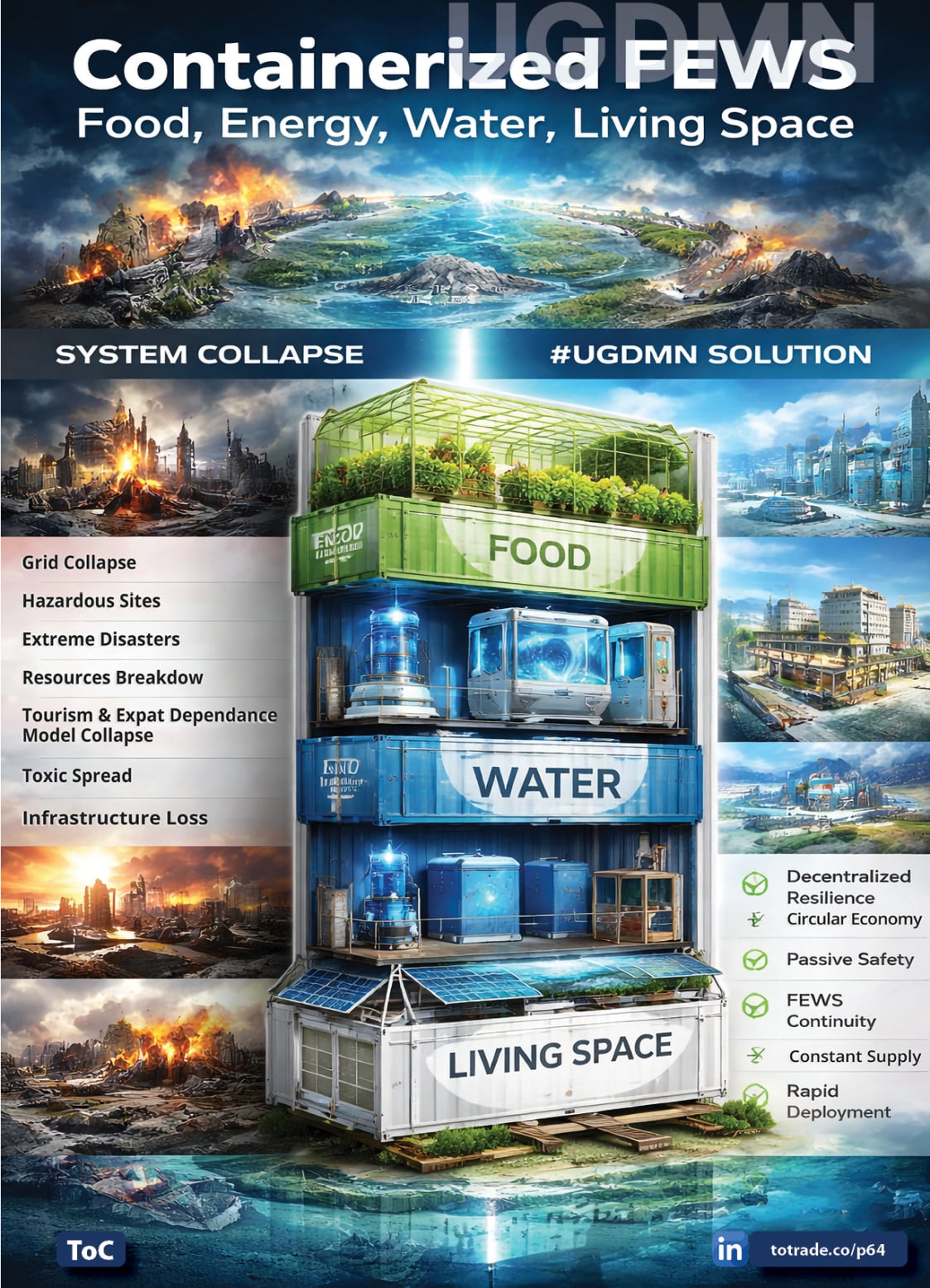 Food, Energy, Water Security (FEWS) for Qatar