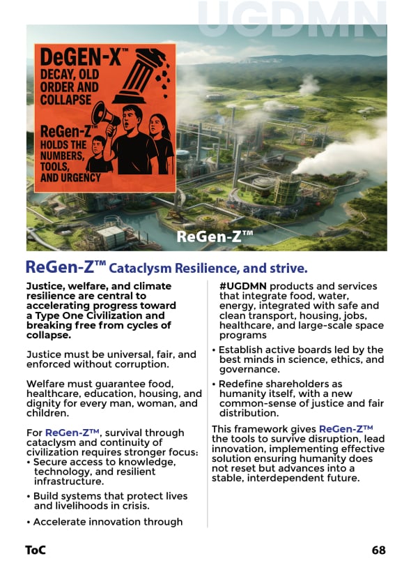ReGen-Z™ Cataclysm Resilience, and strive.