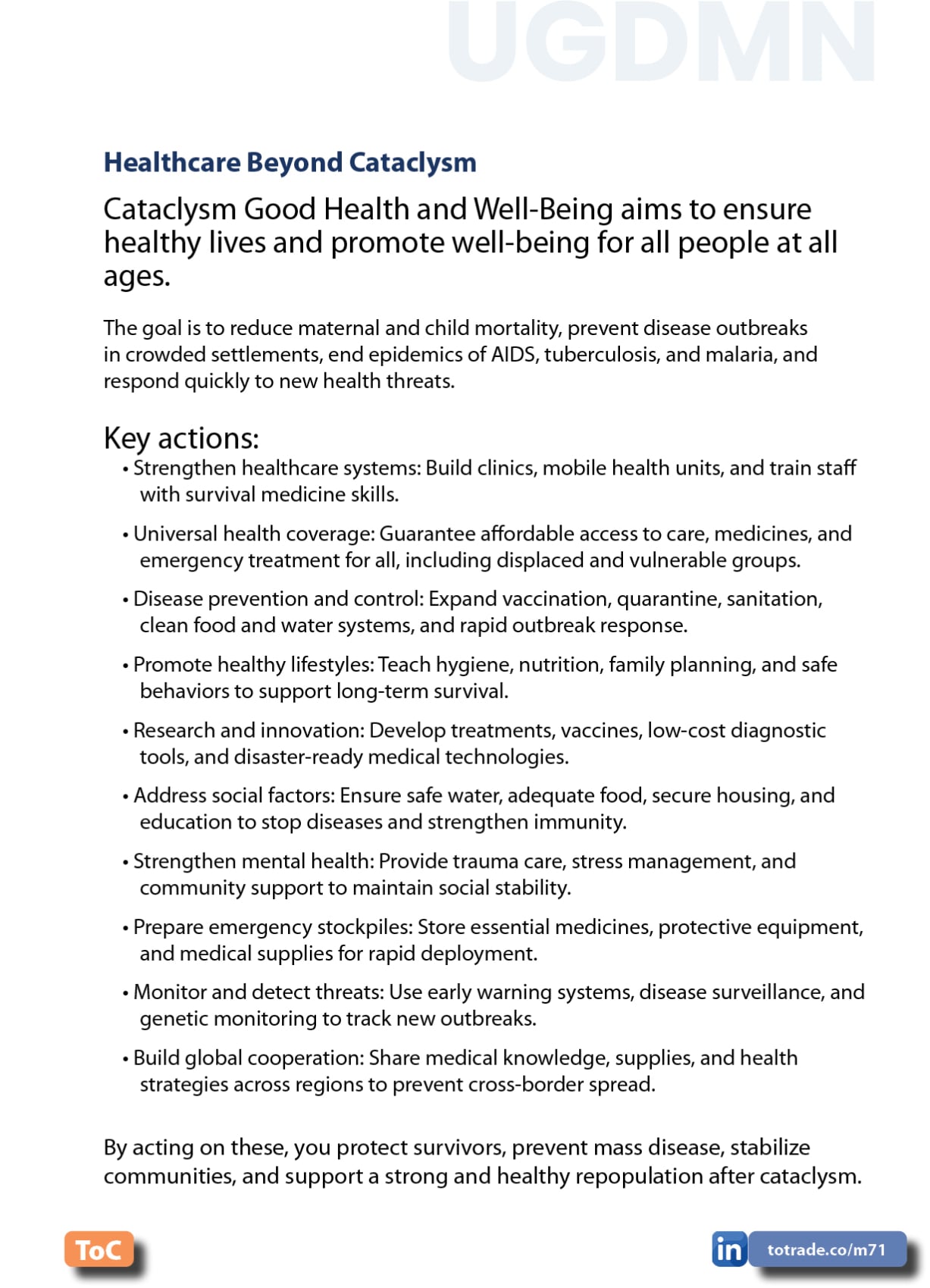 Good Health & Well-Being