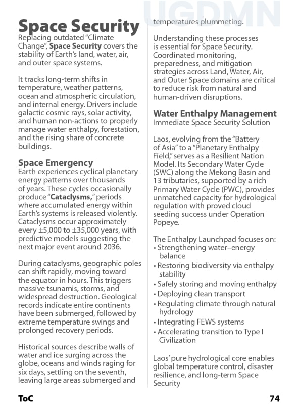 UGDMN Real Climate Change