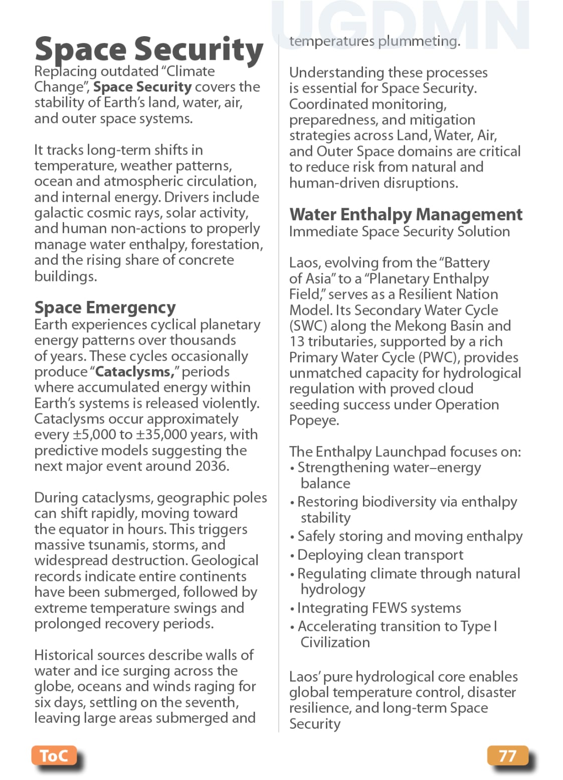 Food, Energy, Water Security (FEWS) for Qatar