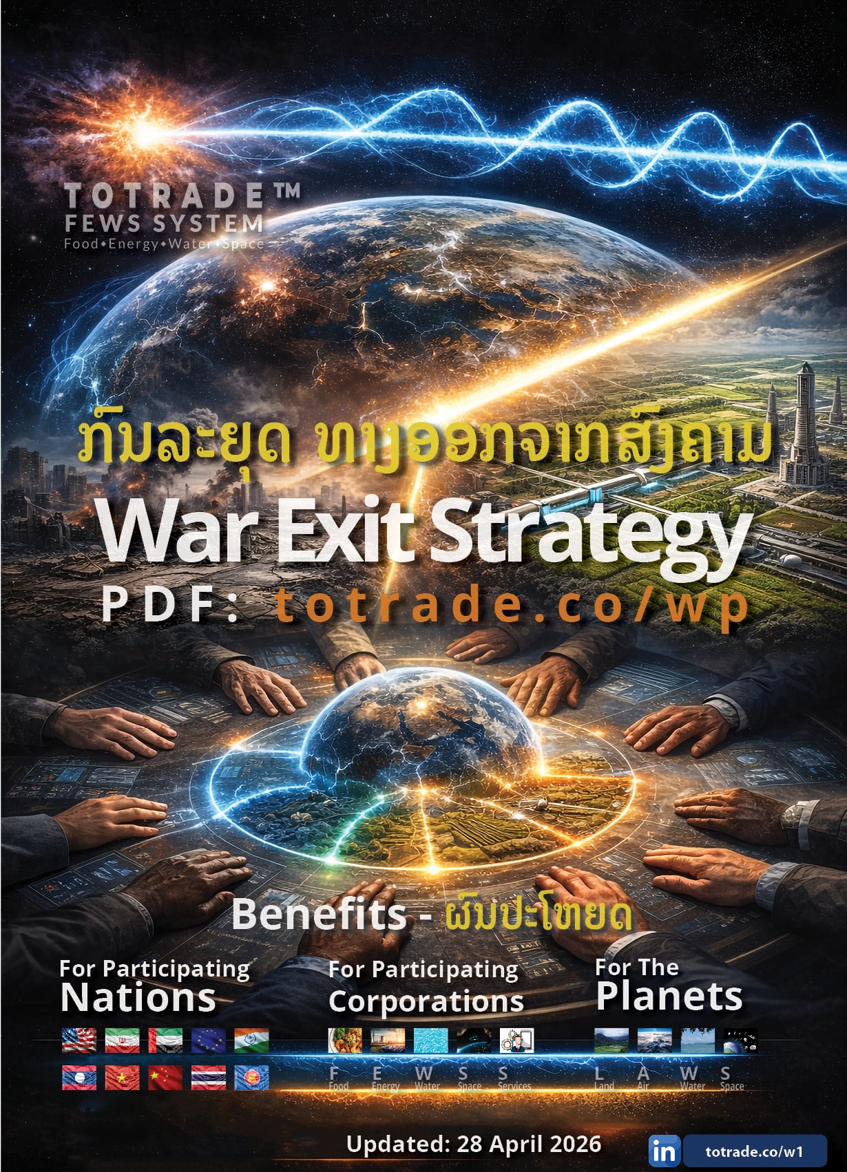 War Exit Strategy: We Face Two Choices. War or Survival. We Choose Both