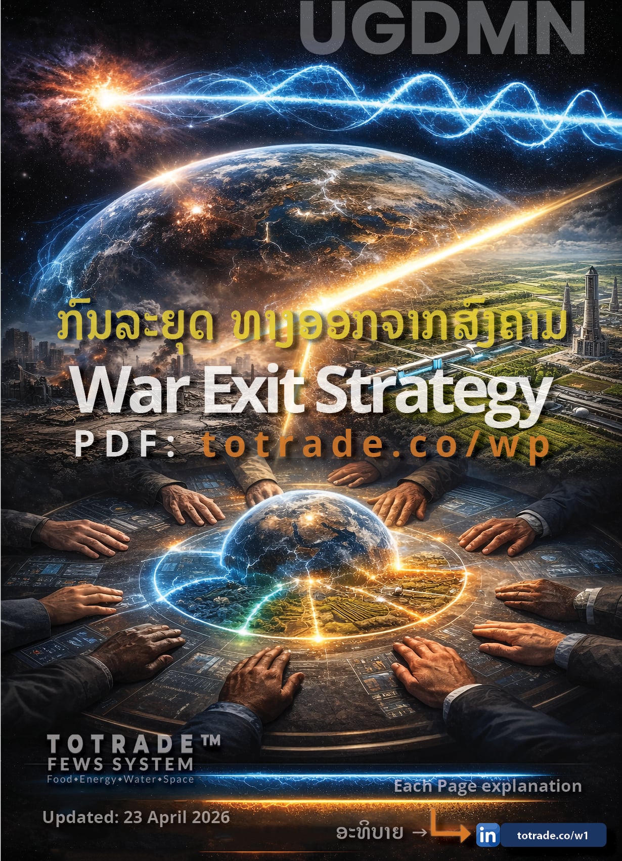 We Face Two Choices. War or Survival. We Choose Both