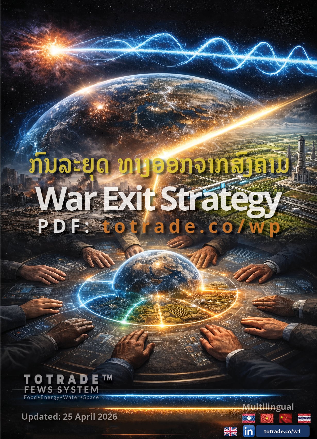 War Exit Strategy: We Face Two Choices. War or Survival. We Choose Both