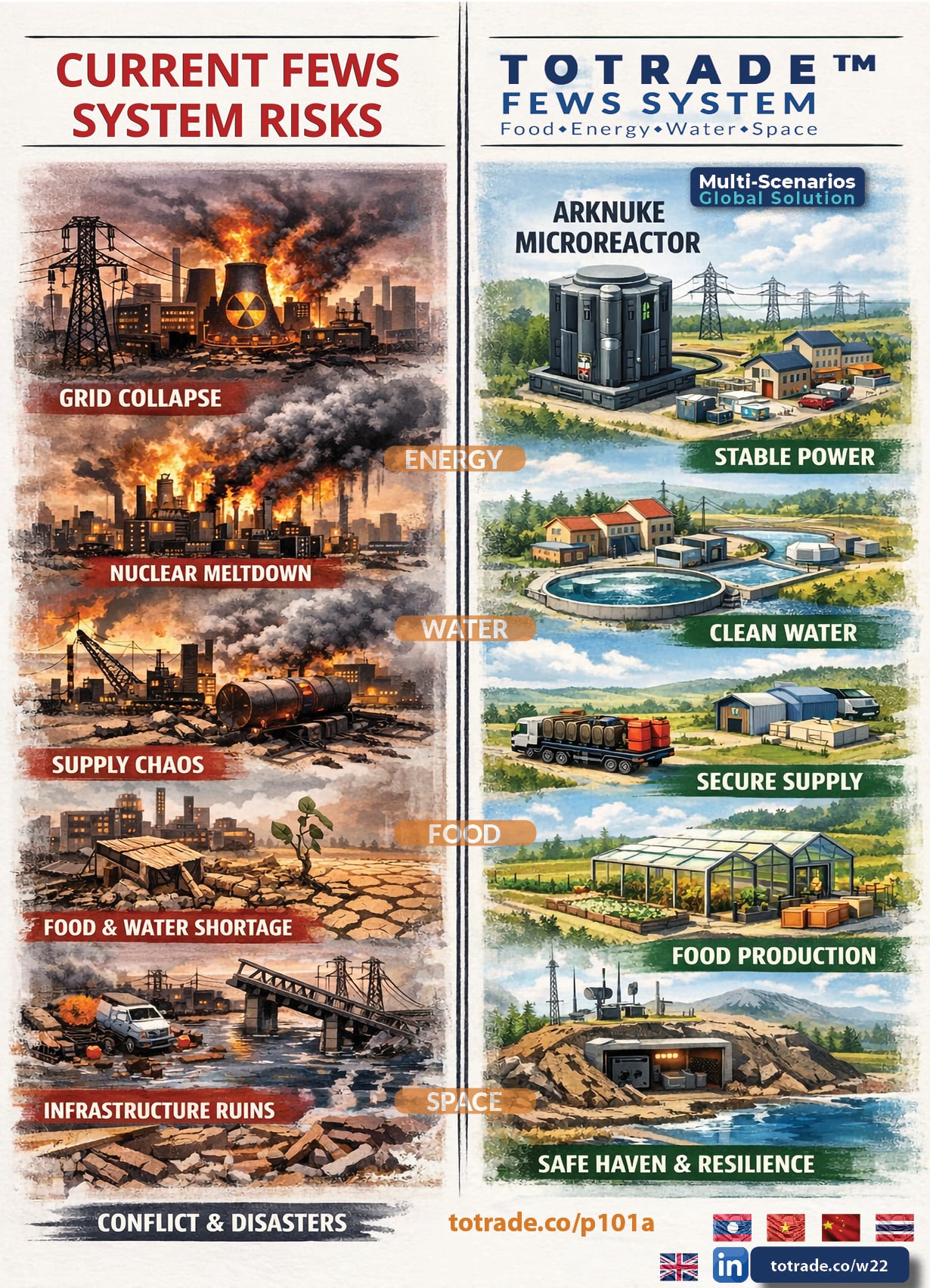 Grid Collapse. Nuclear Meltdown. Supply Chaos. Our Current Systems Cannot Absorb a Major Shock