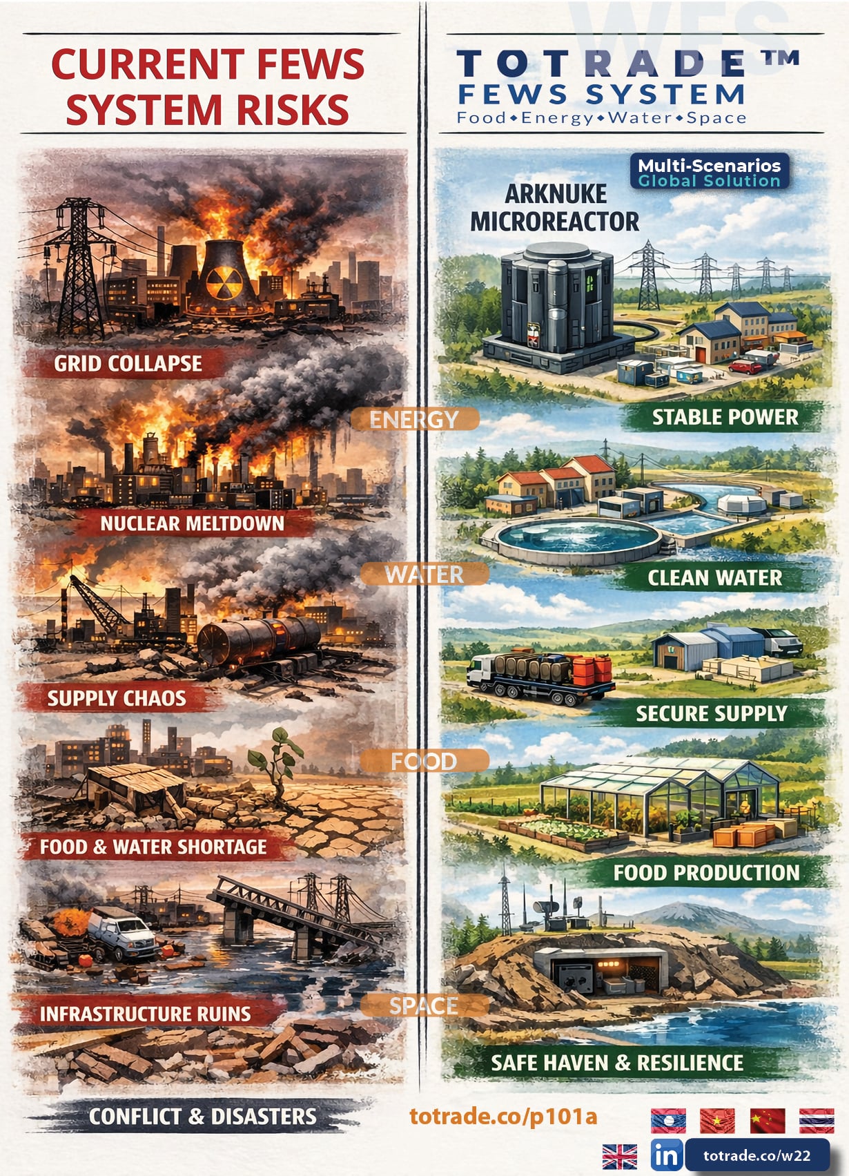 Grid Collapse. Nuclear Meltdown. Supply Chaos. Our Current Systems Cannot Absorb a Major Shock