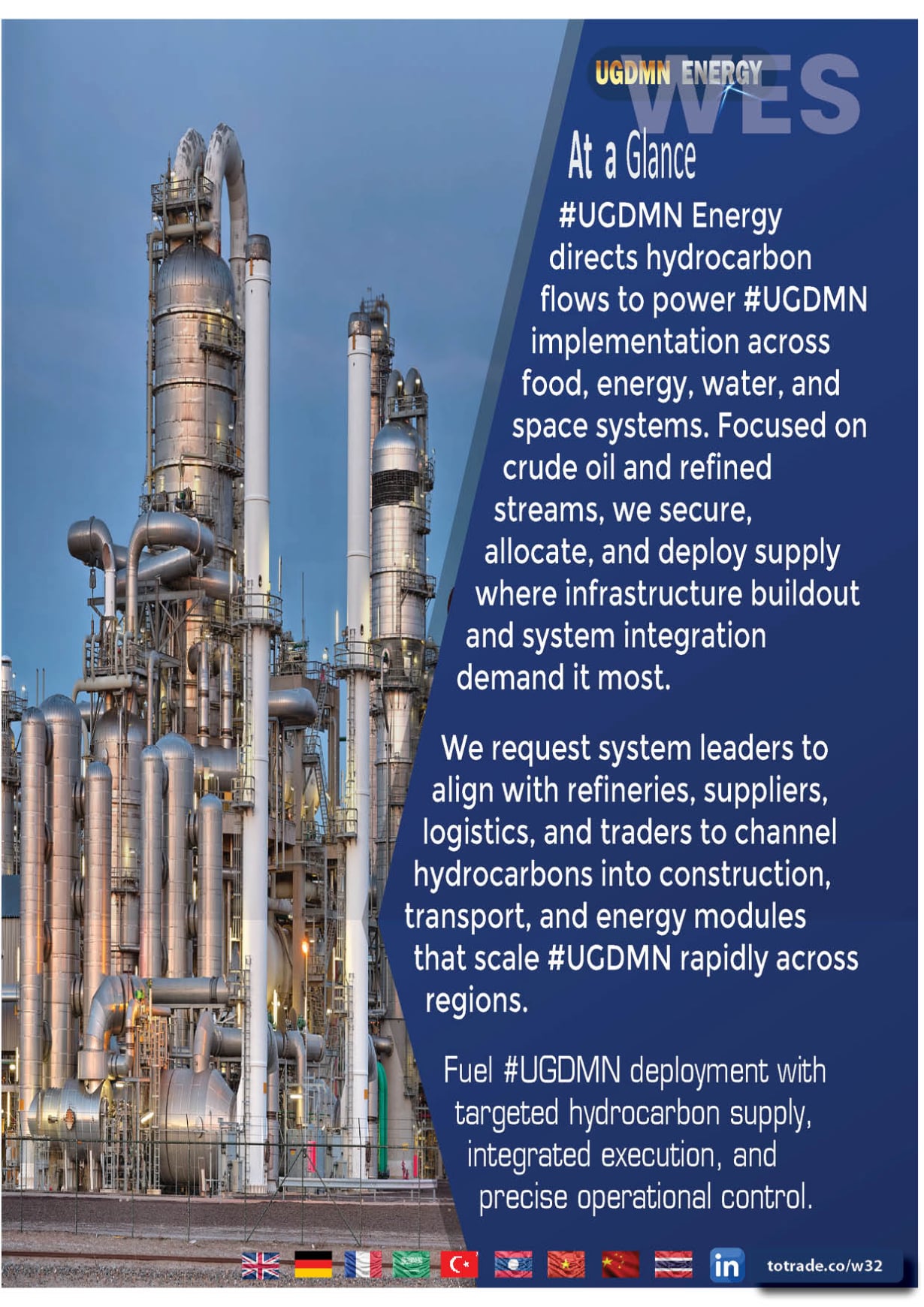 Hydrocarbon Flows Directed to Build the Future — Not Fund the Past