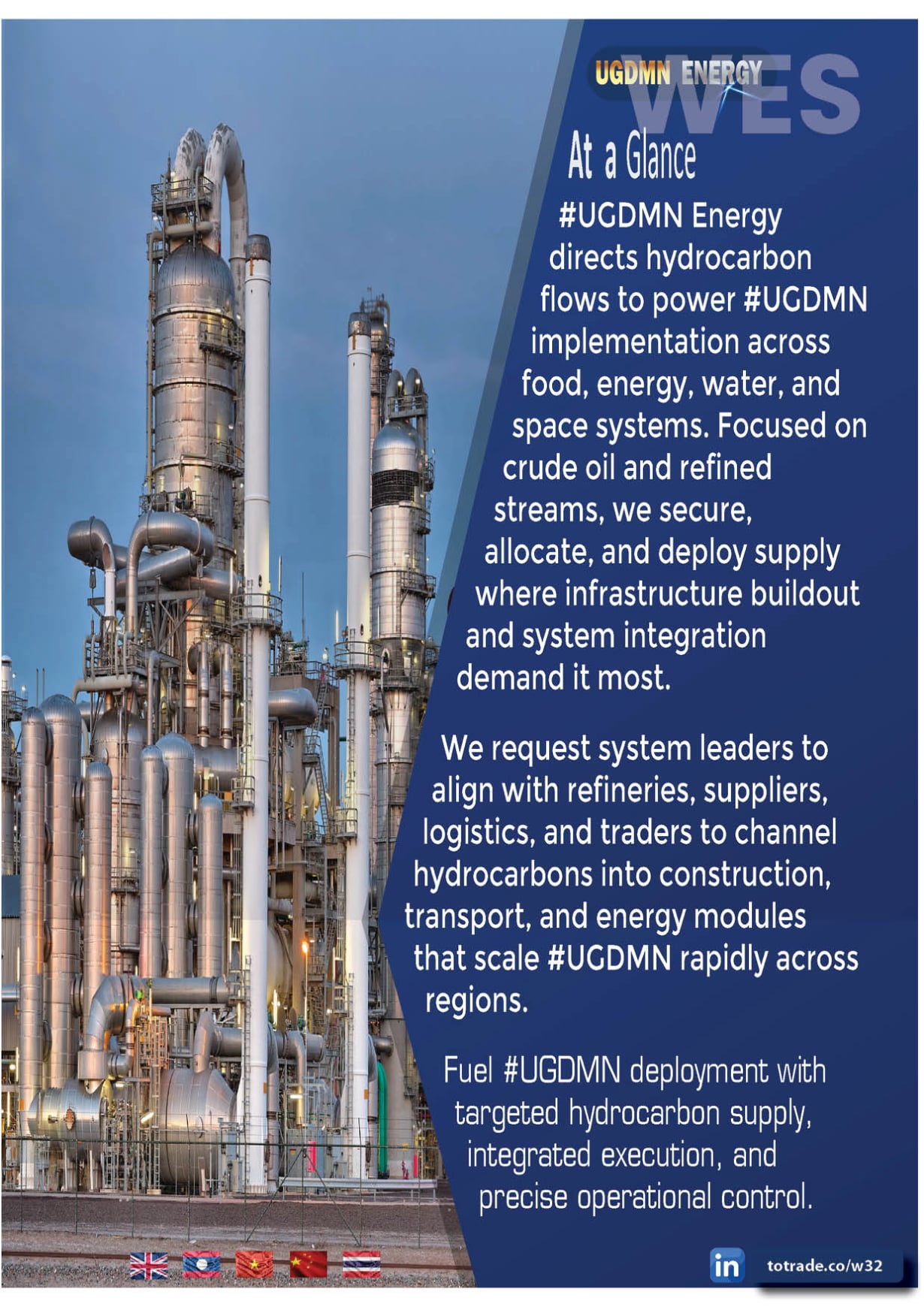 Hydrocarbon Flows Directed to Build the Future — Not Fund the Past