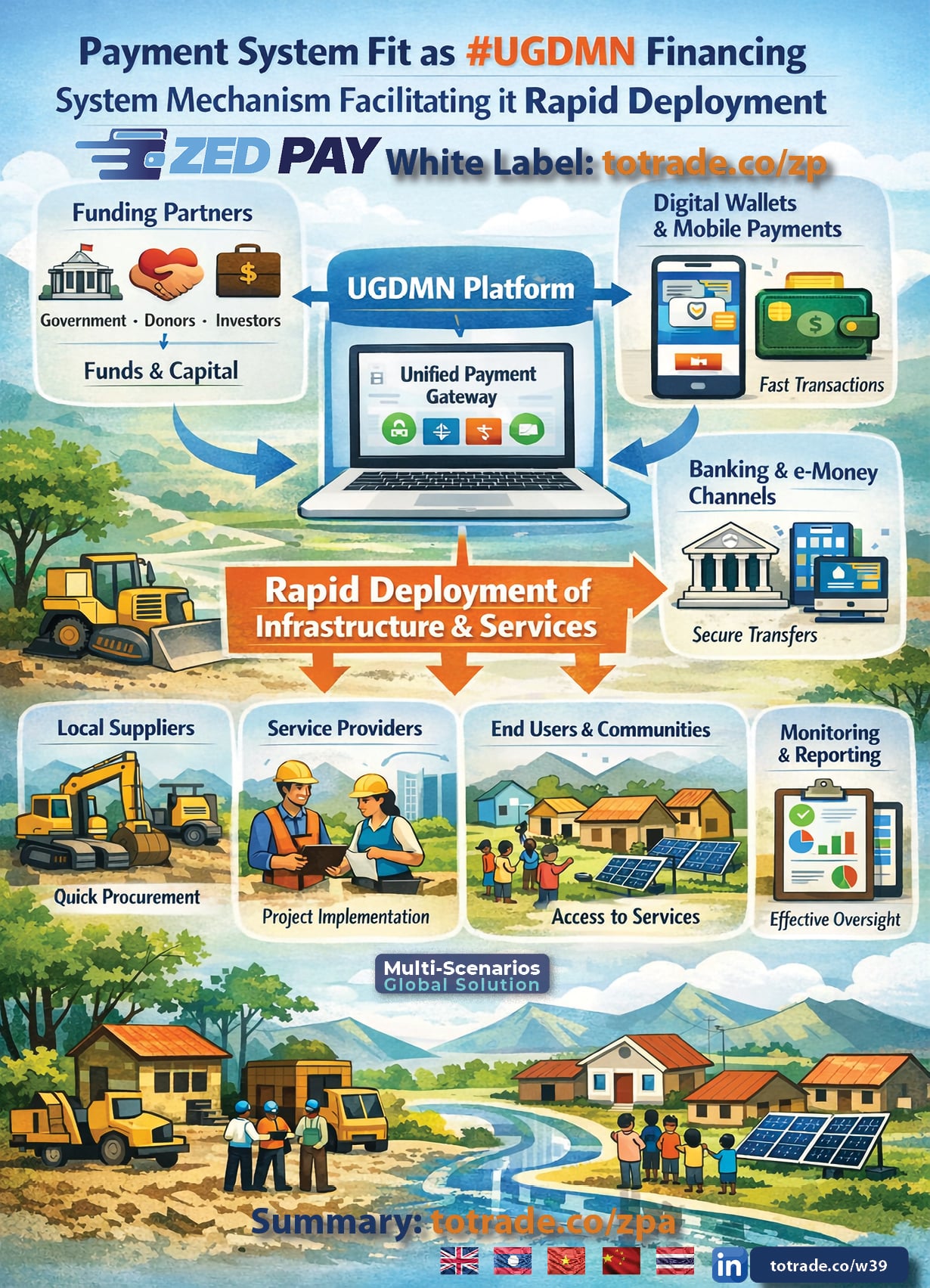 Fast Transactions. Secure Transfers. Rapid Infrastructure Deployment. One Payment Gateway