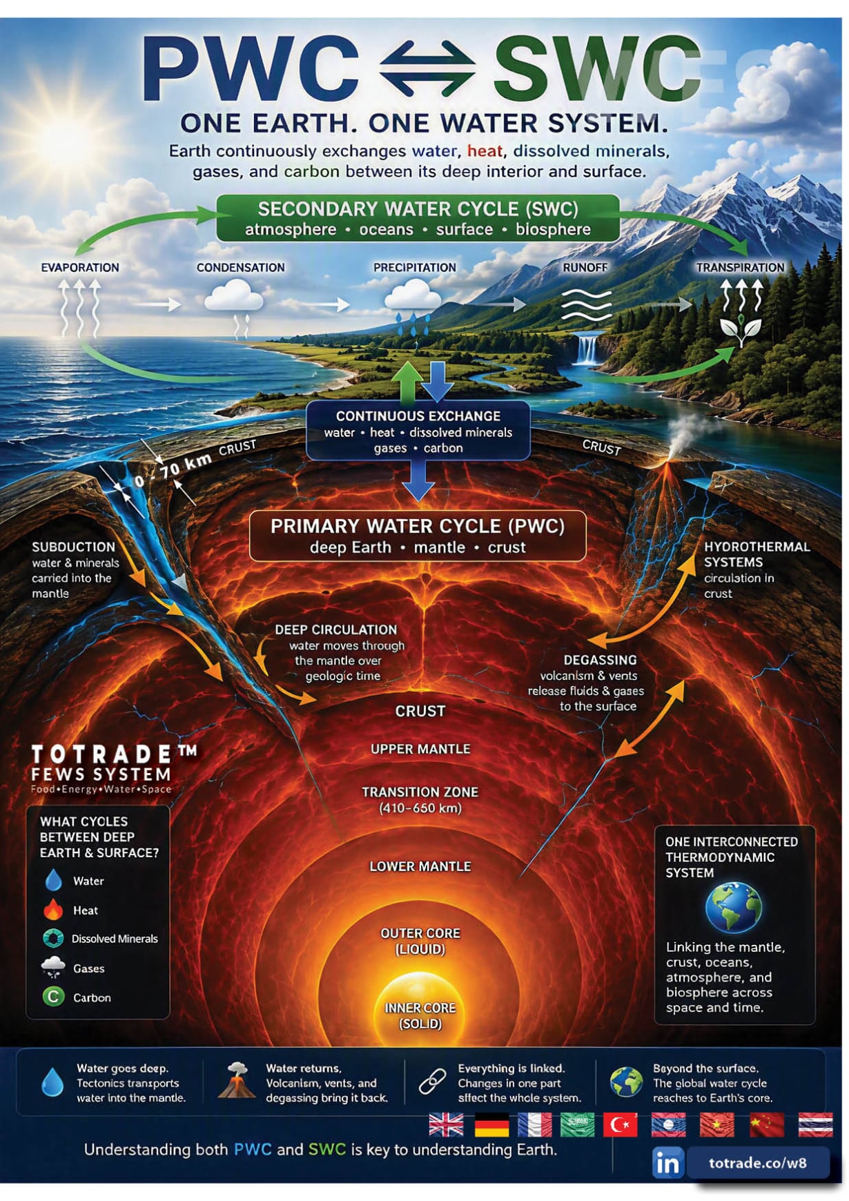 Primary and Secondary Water Cycles
