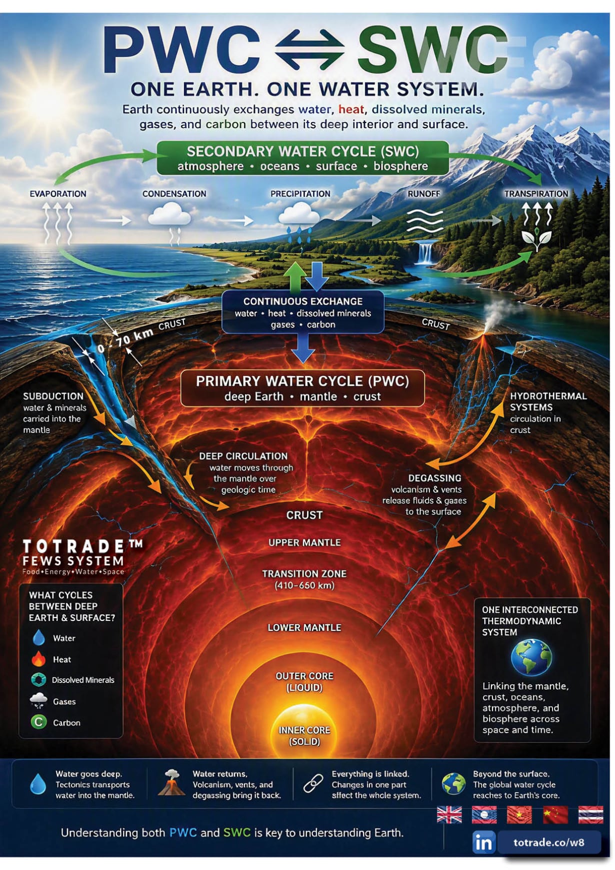 Primary and Secondary Water Cycles