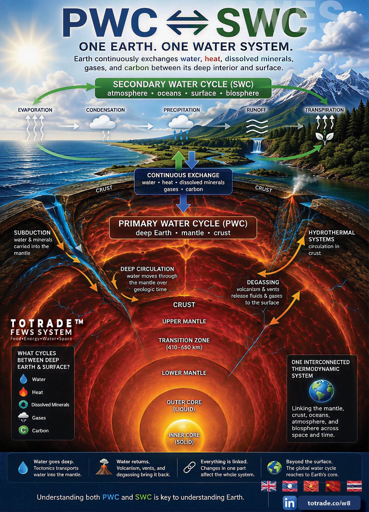 Primary and Secondary Water Cycles